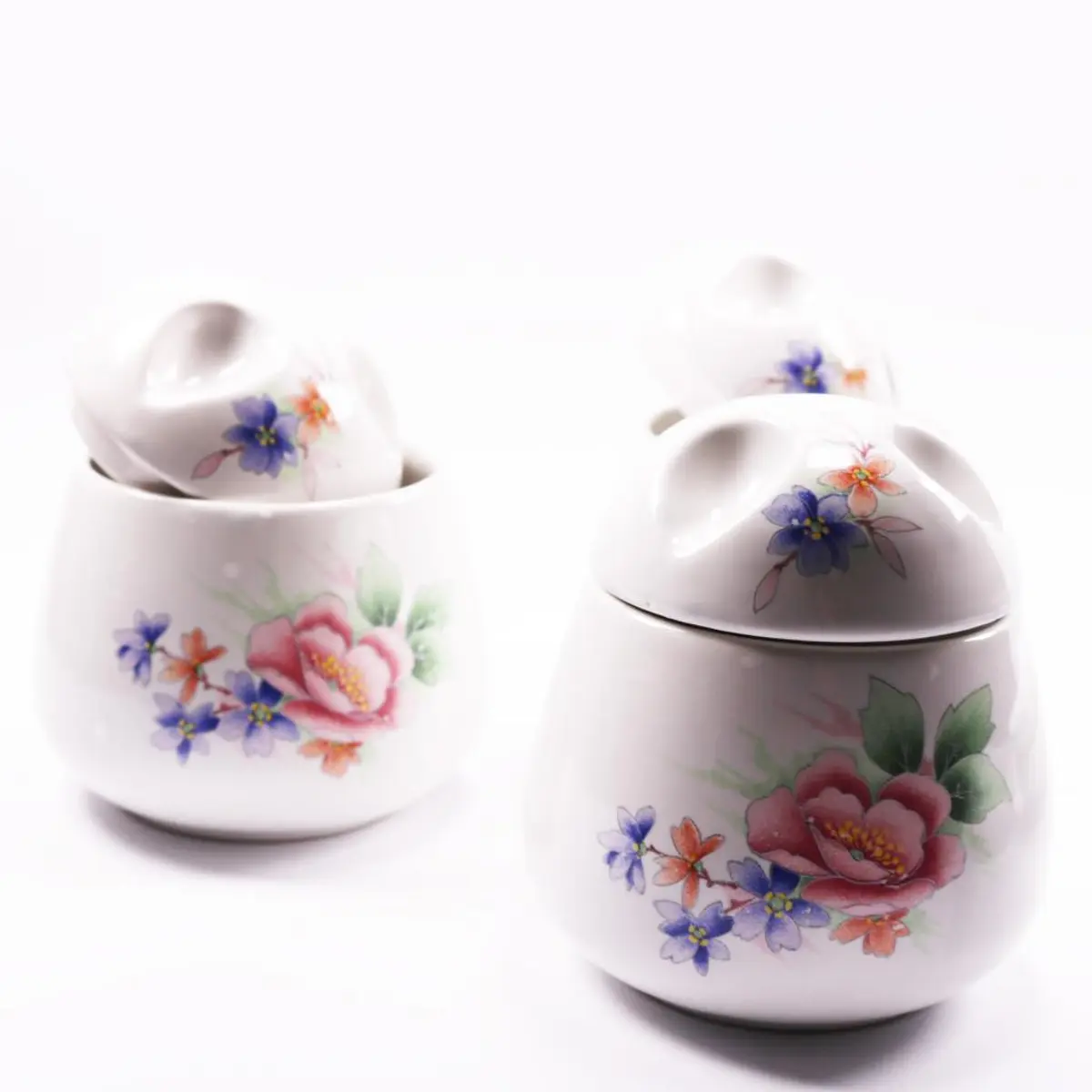Set Of Plates And Jars