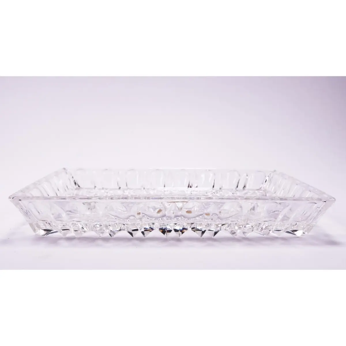 Small Beautiful Vintage Crystal Plate, Crystal Cake Plate