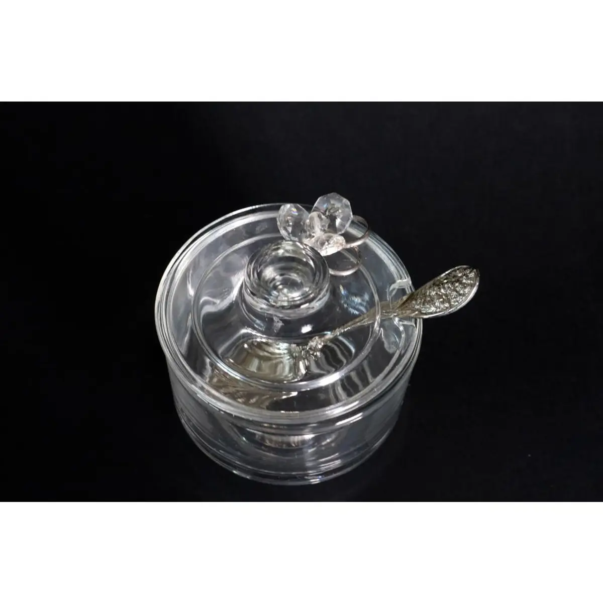 Sugar Jar With Lid And Spoon