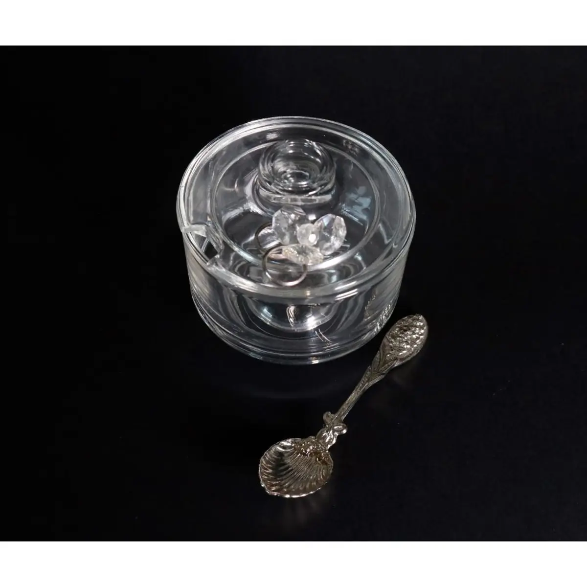 Sugar Jar With Lid And Spoon