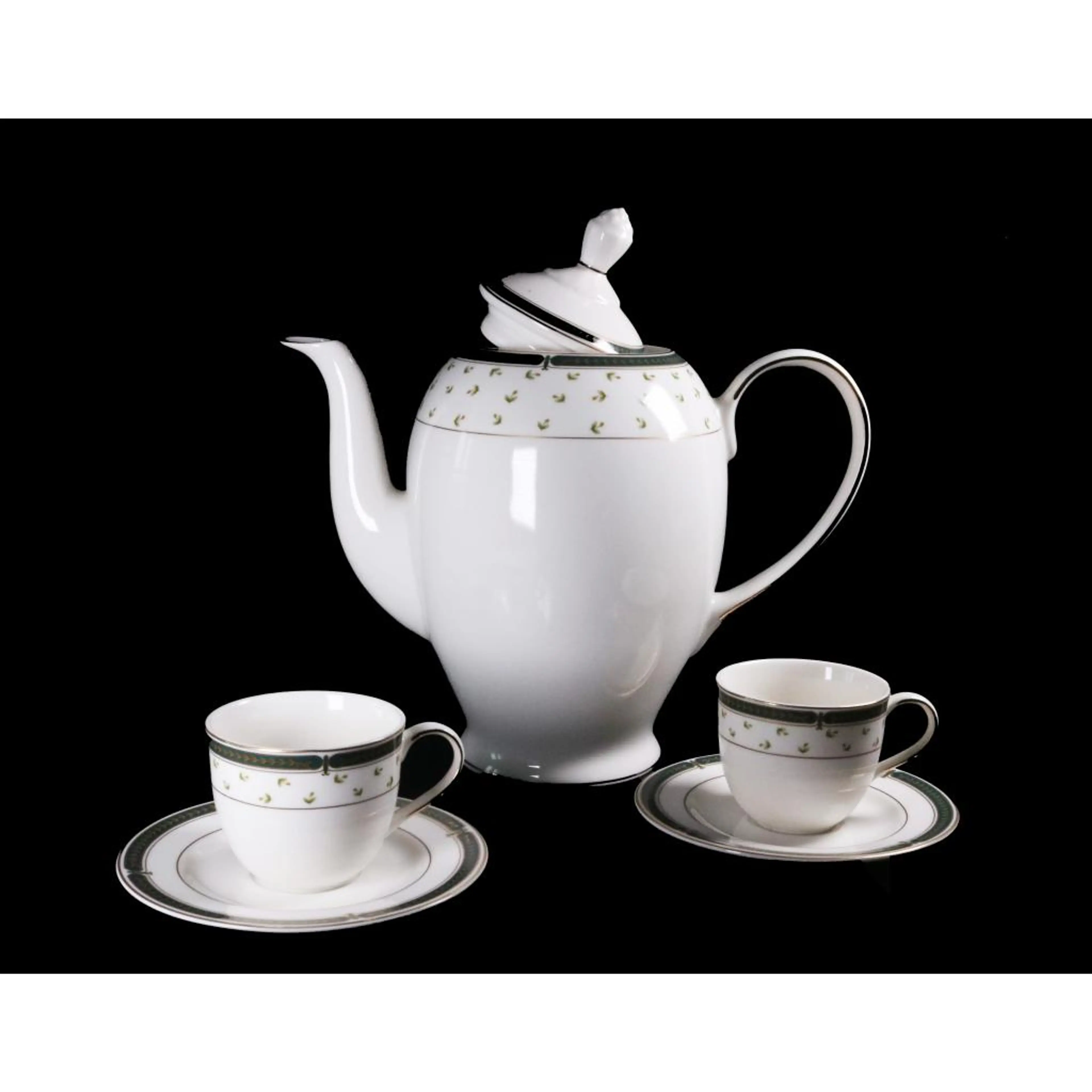 Tea/Coffee set Porcelain 6pcs.