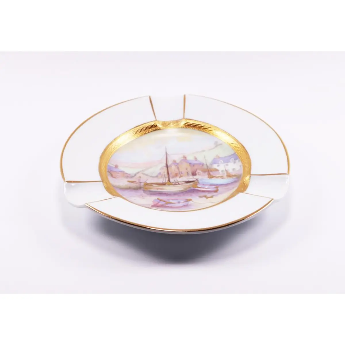 Vintage Decorative Ceramic Gold Plated