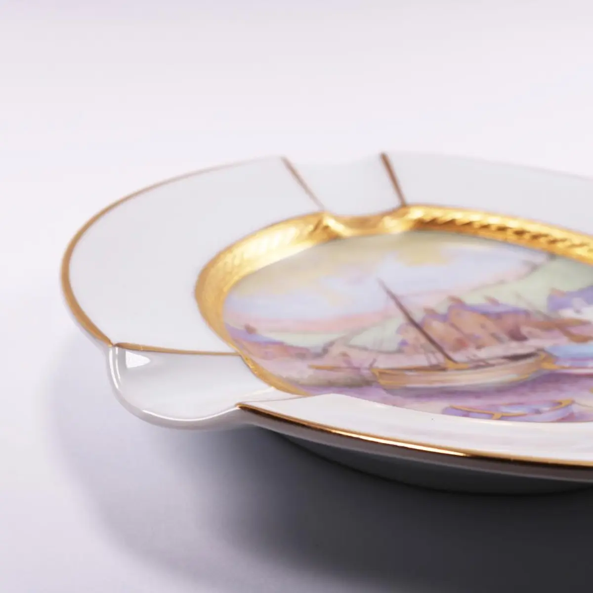 Vintage Decorative Ceramic Gold Plated