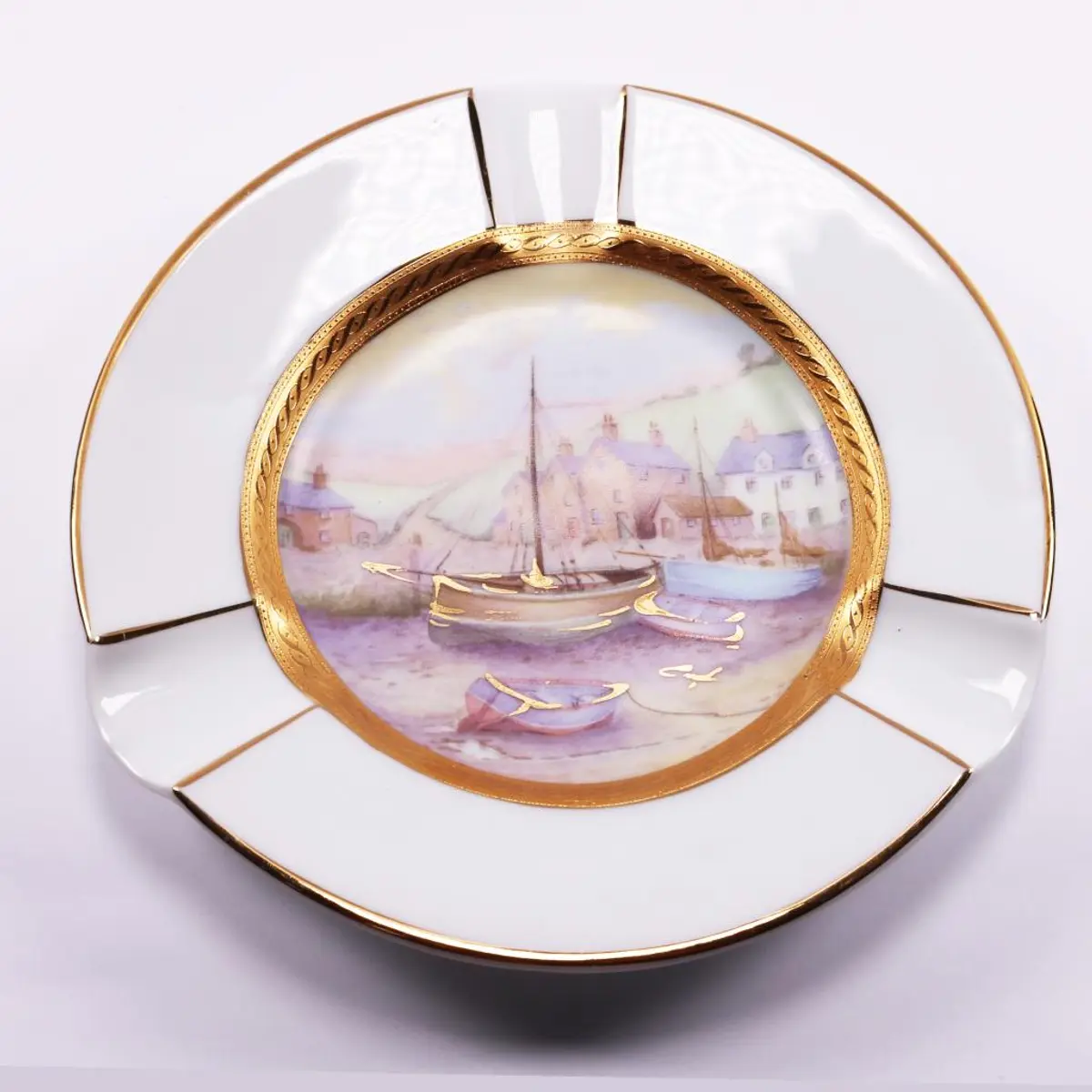 Vintage Decorative Ceramic Gold Plated