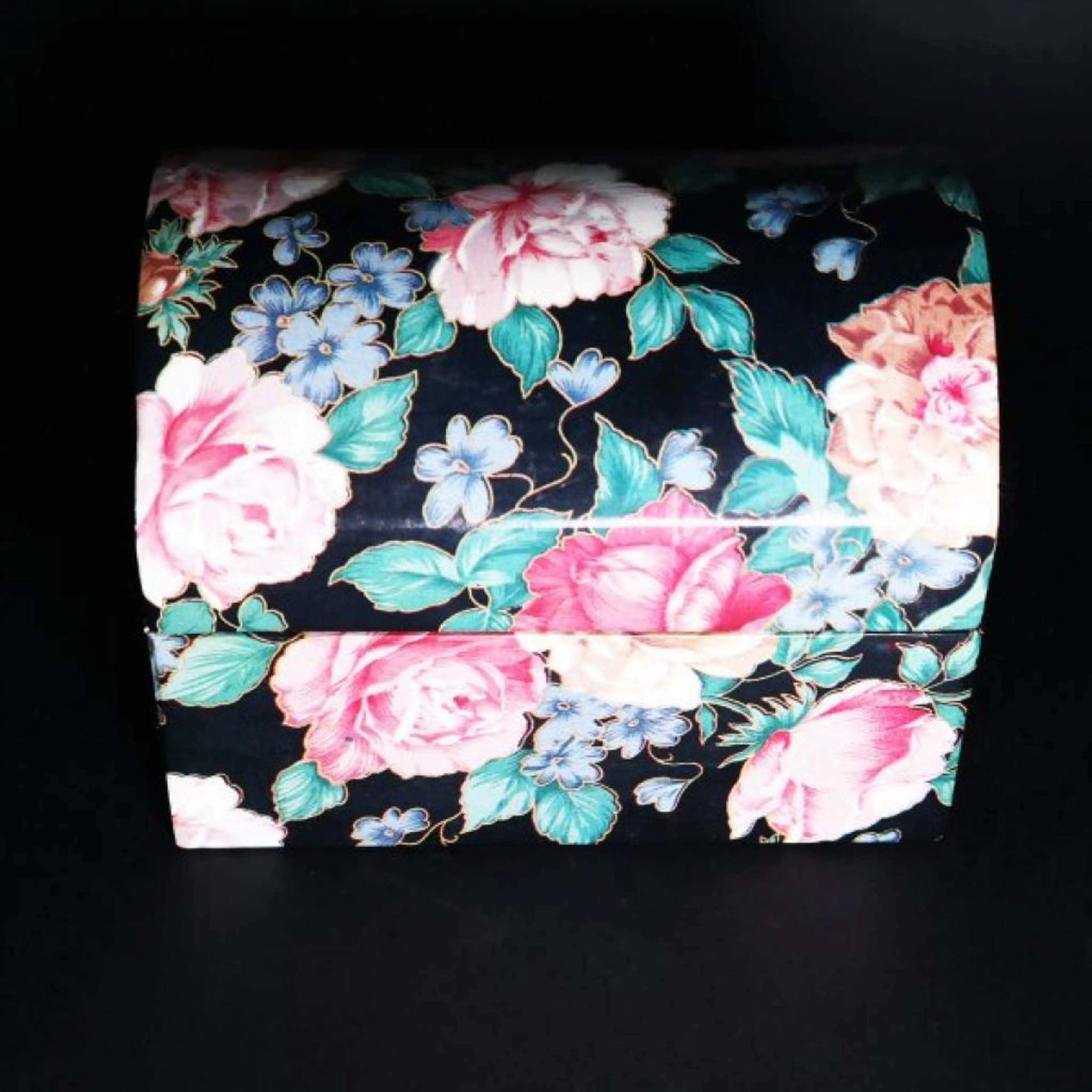 Vintage Jewellery Box With Roses