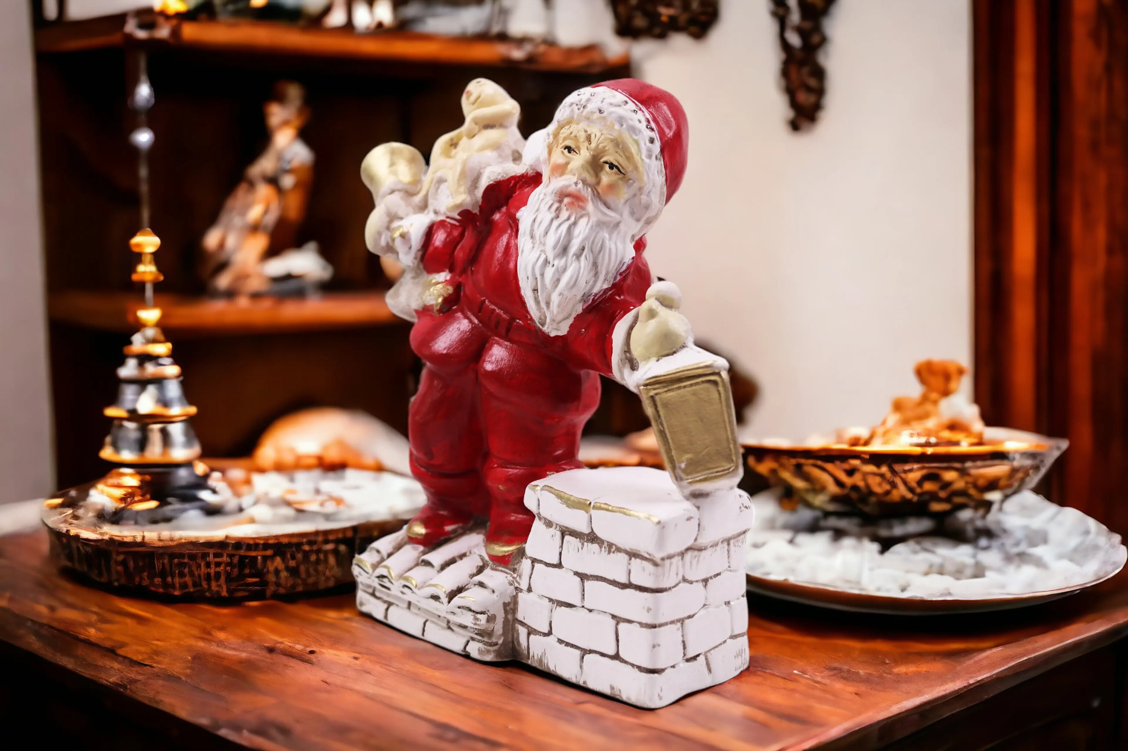 Vintage Santa Claus / Barmioli Rocco Spa, Viate Martini Della Liberta