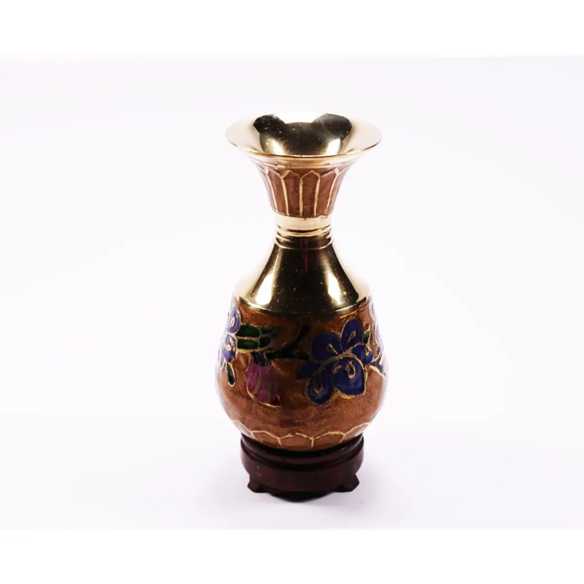 Vintage Vase Gold And Metal
