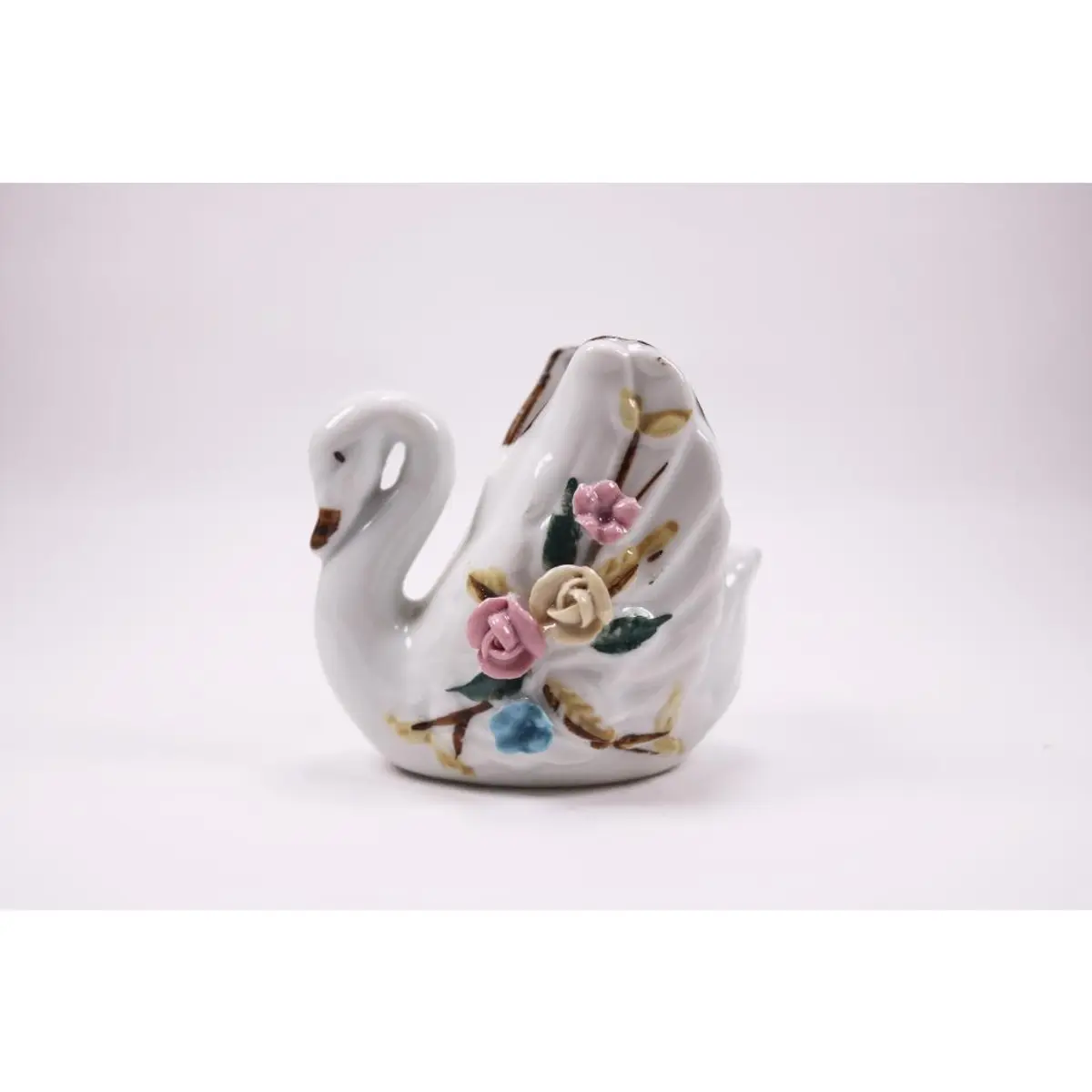 Vintage Vase Mini Swan