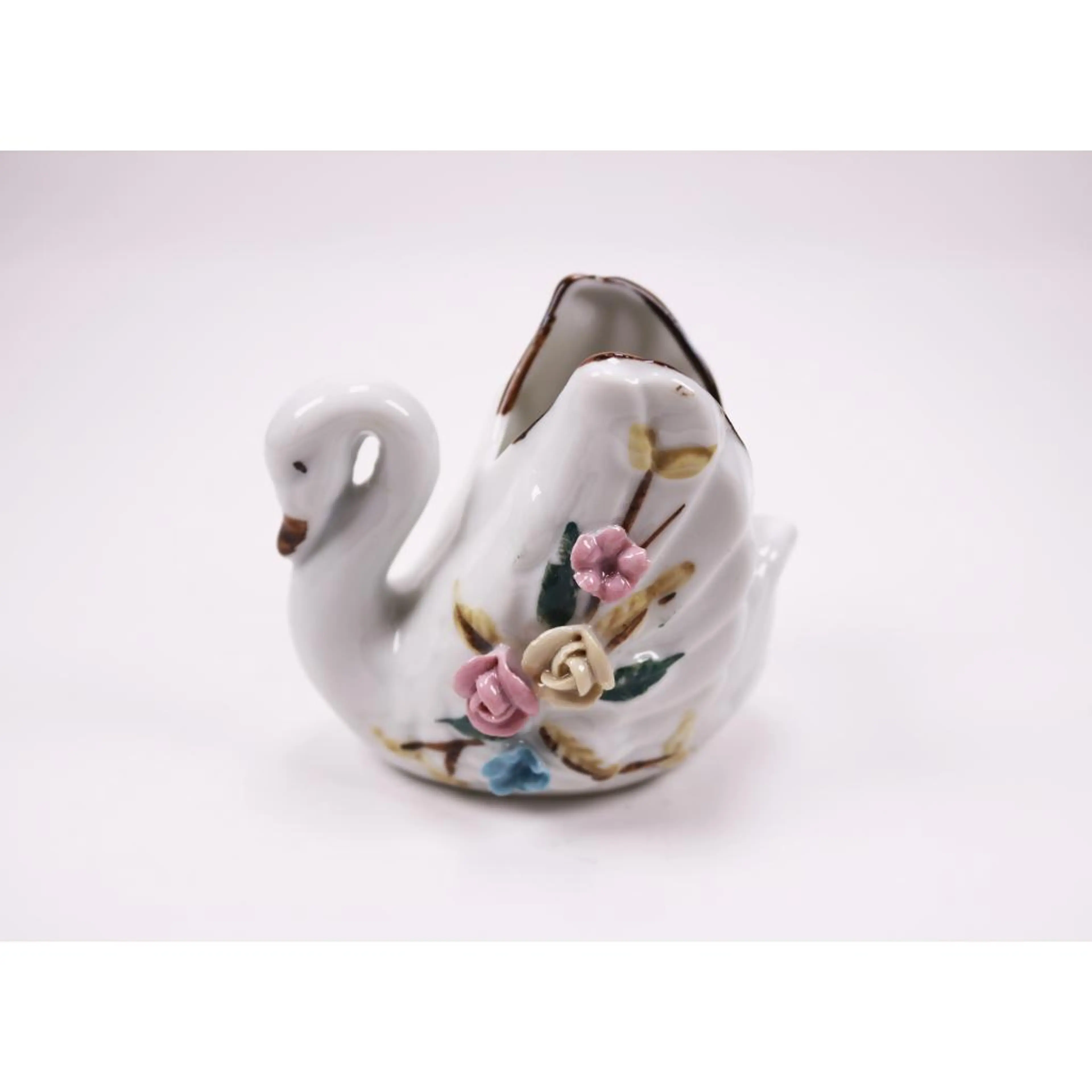 Vintage Vase Mini Swan