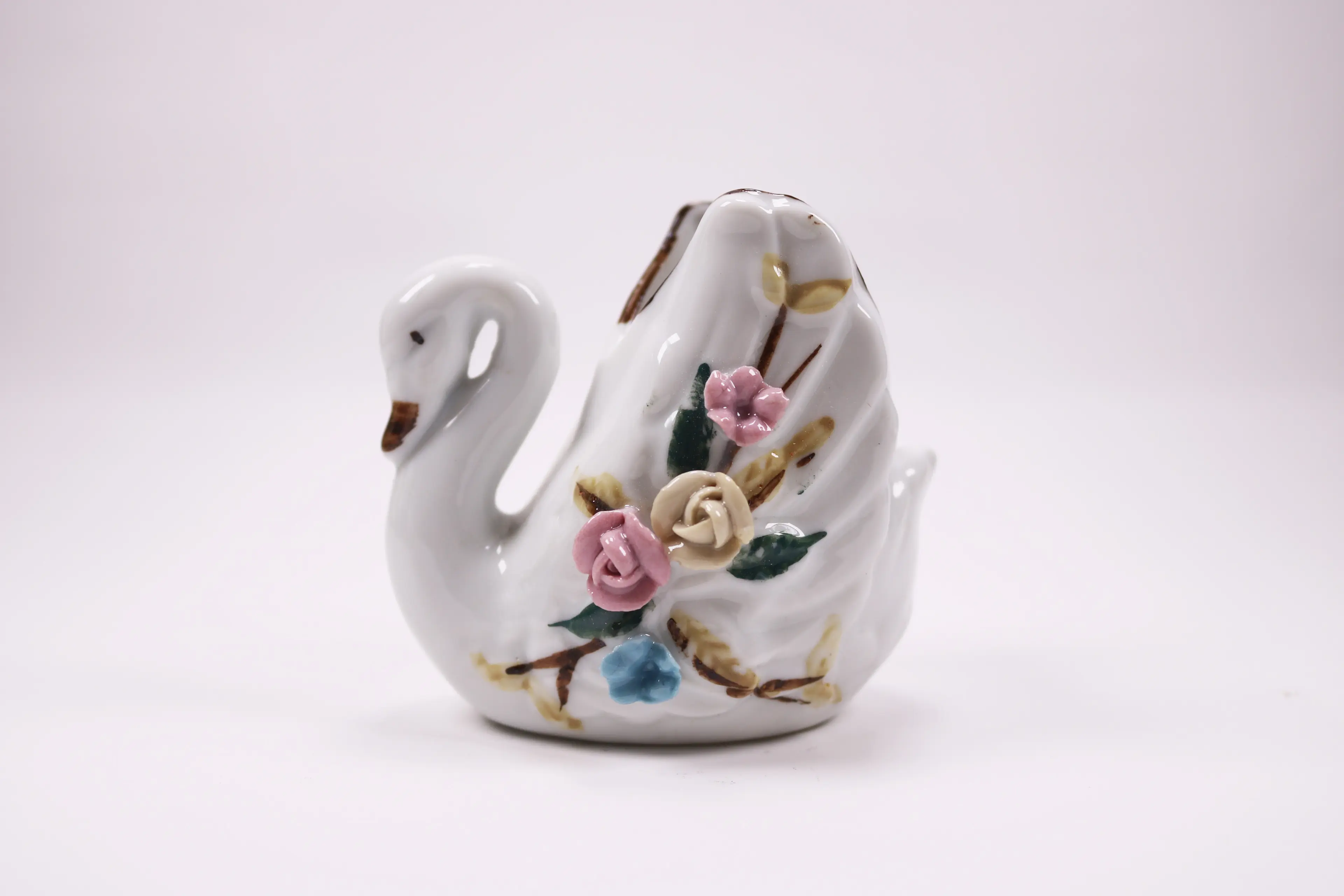 Vintage Vase Mini Swan