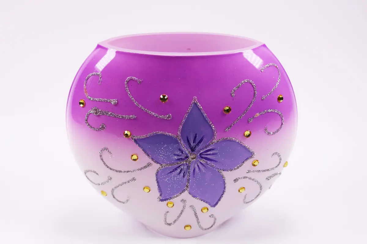Vintage Vase Purple